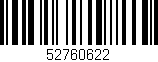 Código de barras (EAN, GTIN, SKU, ISBN): '52760622'