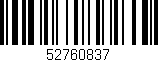 Código de barras (EAN, GTIN, SKU, ISBN): '52760837'