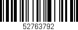 Código de barras (EAN, GTIN, SKU, ISBN): '52763792'