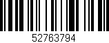 Código de barras (EAN, GTIN, SKU, ISBN): '52763794'