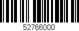 Código de barras (EAN, GTIN, SKU, ISBN): '52766000'