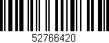 Código de barras (EAN, GTIN, SKU, ISBN): '52766420'