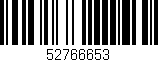 Código de barras (EAN, GTIN, SKU, ISBN): '52766653'