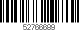 Código de barras (EAN, GTIN, SKU, ISBN): '52766689'