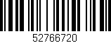 Código de barras (EAN, GTIN, SKU, ISBN): '52766720'
