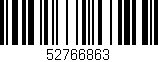 Código de barras (EAN, GTIN, SKU, ISBN): '52766863'
