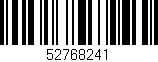 Código de barras (EAN, GTIN, SKU, ISBN): '52768241'