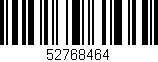 Código de barras (EAN, GTIN, SKU, ISBN): '52768464'
