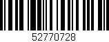 Código de barras (EAN, GTIN, SKU, ISBN): '52770728'