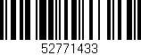 Código de barras (EAN, GTIN, SKU, ISBN): '52771433'