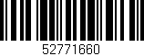 Código de barras (EAN, GTIN, SKU, ISBN): '52771660'
