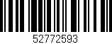 Código de barras (EAN, GTIN, SKU, ISBN): '52772593'