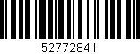 Código de barras (EAN, GTIN, SKU, ISBN): '52772841'