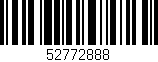 Código de barras (EAN, GTIN, SKU, ISBN): '52772888'