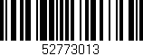 Código de barras (EAN, GTIN, SKU, ISBN): '52773013'
