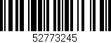 Código de barras (EAN, GTIN, SKU, ISBN): '52773245'