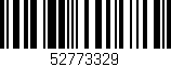 Código de barras (EAN, GTIN, SKU, ISBN): '52773329'