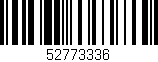Código de barras (EAN, GTIN, SKU, ISBN): '52773336'