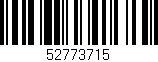 Código de barras (EAN, GTIN, SKU, ISBN): '52773715'