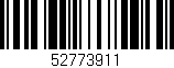 Código de barras (EAN, GTIN, SKU, ISBN): '52773911'