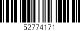Código de barras (EAN, GTIN, SKU, ISBN): '52774171'