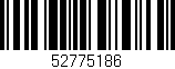 Código de barras (EAN, GTIN, SKU, ISBN): '52775186'