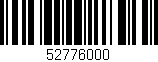 Código de barras (EAN, GTIN, SKU, ISBN): '52776000'