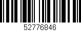 Código de barras (EAN, GTIN, SKU, ISBN): '52776846'