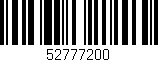 Código de barras (EAN, GTIN, SKU, ISBN): '52777200'