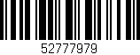 Código de barras (EAN, GTIN, SKU, ISBN): '52777979'
