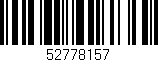 Código de barras (EAN, GTIN, SKU, ISBN): '52778157'