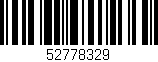 Código de barras (EAN, GTIN, SKU, ISBN): '52778329'