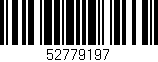 Código de barras (EAN, GTIN, SKU, ISBN): '52779197'