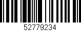 Código de barras (EAN, GTIN, SKU, ISBN): '52779234'