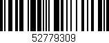 Código de barras (EAN, GTIN, SKU, ISBN): '52779309'