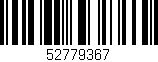 Código de barras (EAN, GTIN, SKU, ISBN): '52779367'