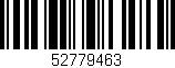 Código de barras (EAN, GTIN, SKU, ISBN): '52779463'