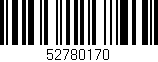 Código de barras (EAN, GTIN, SKU, ISBN): '52780170'
