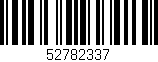 Código de barras (EAN, GTIN, SKU, ISBN): '52782337'