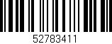 Código de barras (EAN, GTIN, SKU, ISBN): '52783411'