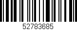 Código de barras (EAN, GTIN, SKU, ISBN): '52783685'