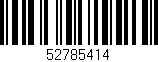 Código de barras (EAN, GTIN, SKU, ISBN): '52785414'