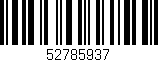 Código de barras (EAN, GTIN, SKU, ISBN): '52785937'