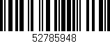 Código de barras (EAN, GTIN, SKU, ISBN): '52785948'