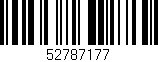 Código de barras (EAN, GTIN, SKU, ISBN): '52787177'