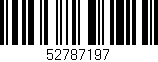 Código de barras (EAN, GTIN, SKU, ISBN): '52787197'