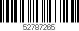 Código de barras (EAN, GTIN, SKU, ISBN): '52787265'