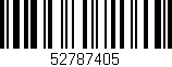 Código de barras (EAN, GTIN, SKU, ISBN): '52787405'