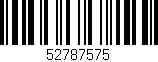 Código de barras (EAN, GTIN, SKU, ISBN): '52787575'