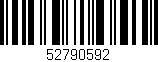 Código de barras (EAN, GTIN, SKU, ISBN): '52790592'